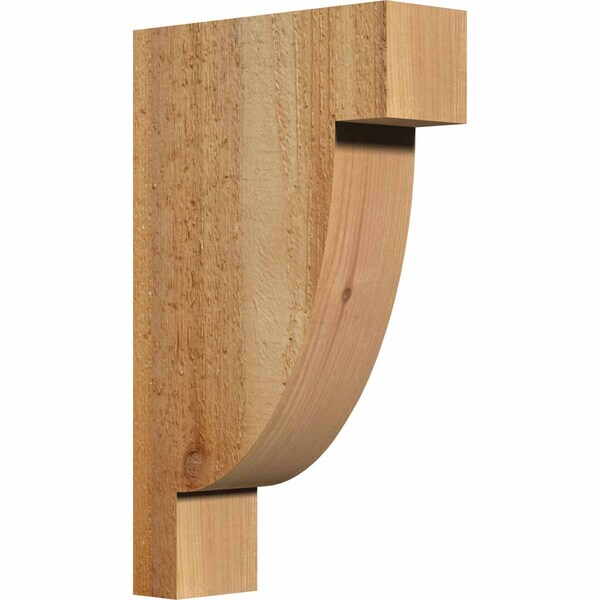 Ekena Millwork Alpine Rough Sawn Corbel, Western Red Cedar, 4"W x 12"D x 20"H COR04X12X20ALP00RWR - main
